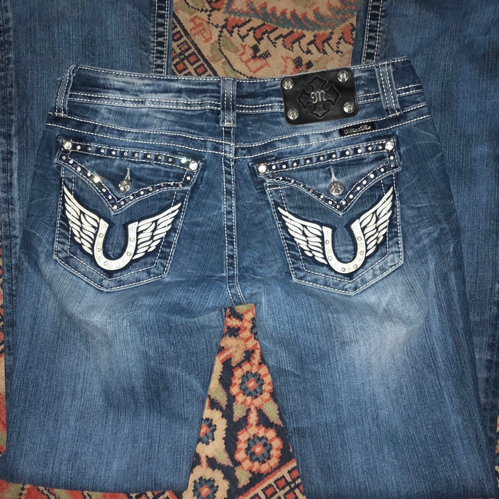 Miss Me 30/33.5 horseshoe jeans